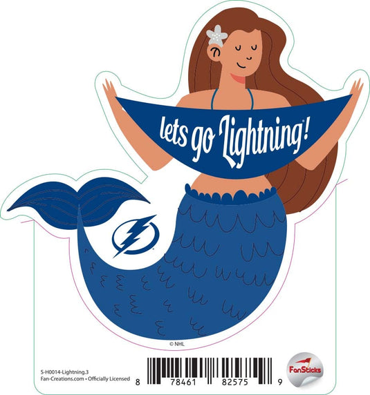 Fan Creations Decal Lightning - NHL 3 inch Decal
