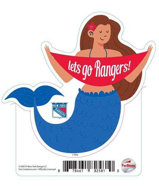 Fan Creations Decal New York Rangers - NHL 3 inch Decal