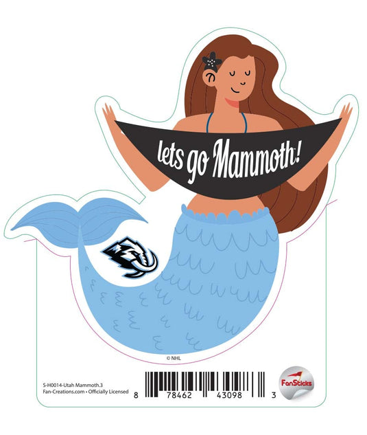 Fan Creations Decal Utah Mammoth - NHL 3 inch Decal