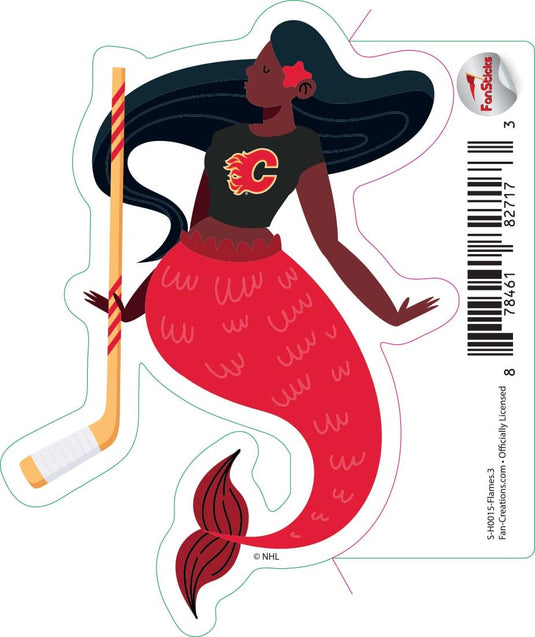 Fan Creations Decal Flames - NHL 3 inch Decal