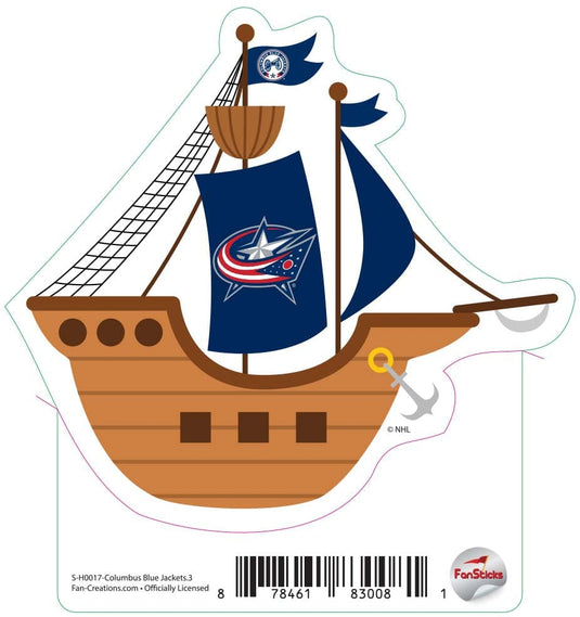 Fan Creations Decal Columbus Blue Jacket - NHL 3 inch Decal