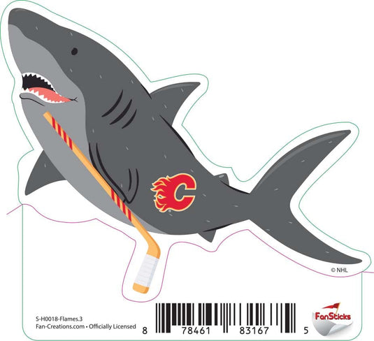 Fan Creations Decal Flames - NHL 3 inch Decal