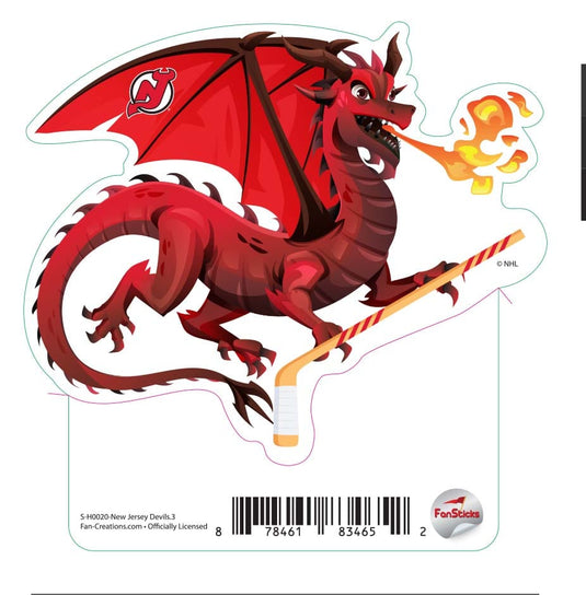 Fan Creations Decal New Jersey Devils - NHL 3 inch Decal