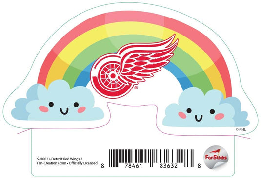 Fan Creations Decal Red Wings - NHL 3 inch Decal
