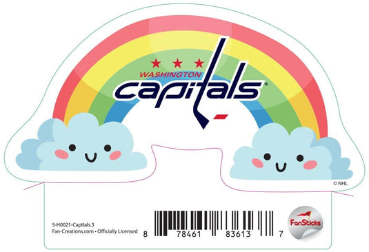 Fan Creations Decal Capitals - NHL 3 inch Decal