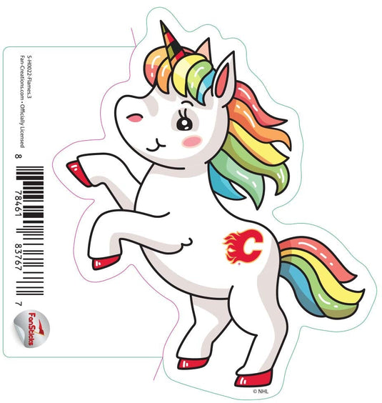 Fan Creations Decal Flames - NHL 3 inch Decal