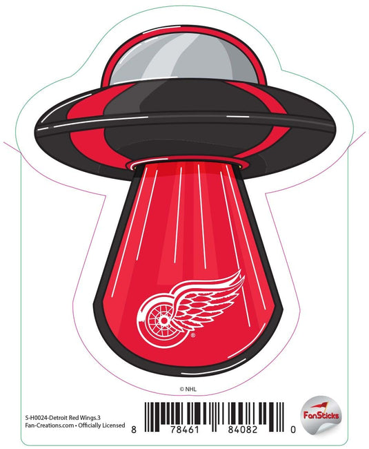 Fan Creations Decal Red Wings - NHL 3 inch Decal