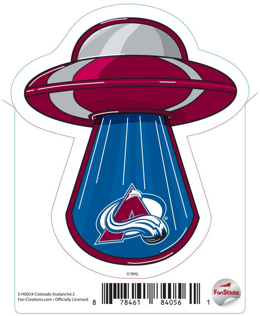Fan Creations Decal Colorado Avalanche - NHL 3 inch Decal