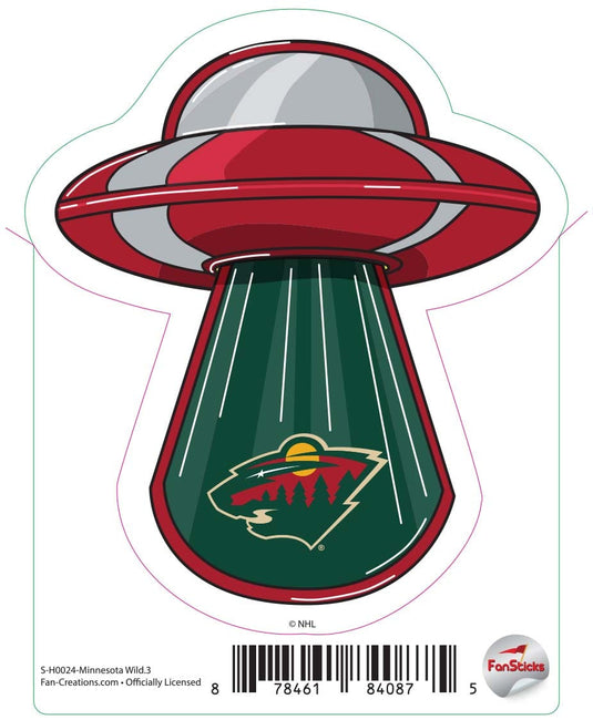Fan Creations Decal Minnesota Wild - NHL 3 inch Decal
