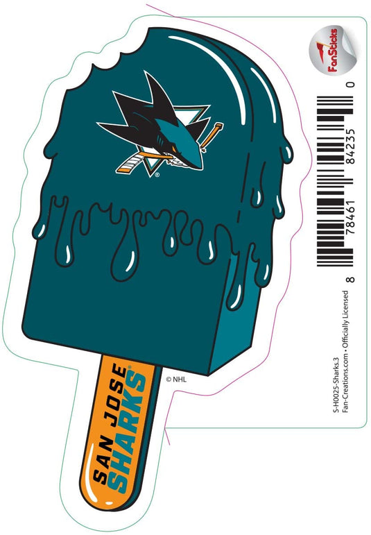 Fan Creations Decal San Jose Sharks - NHL 3 inch Decal