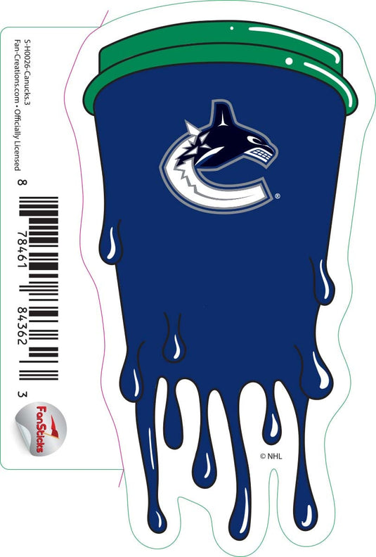 Fan Creations Decal Canucks - NHL 3 inch Decal