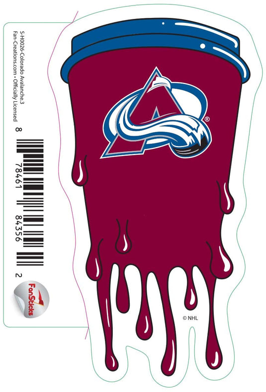 Fan Creations Decal Colorado Avalanche - NHL 3 inch Decal