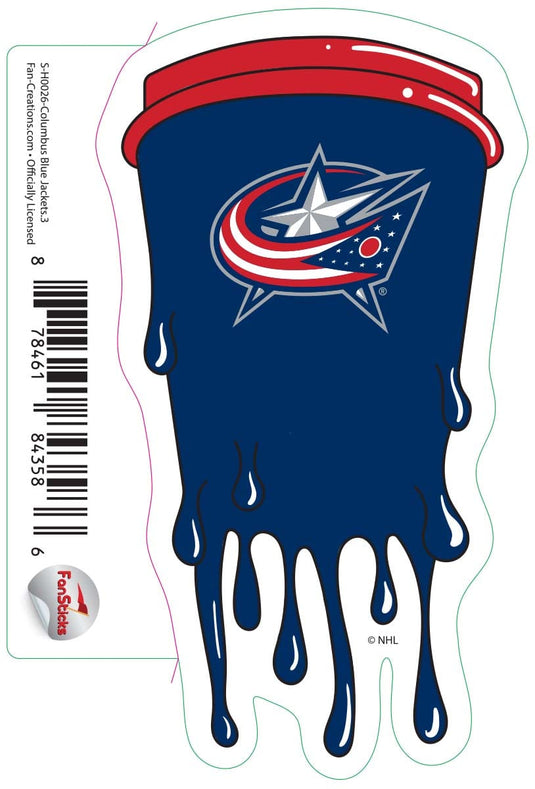 Fan Creations Decal Columbus Blue Jacket - NHL 3 inch Decal