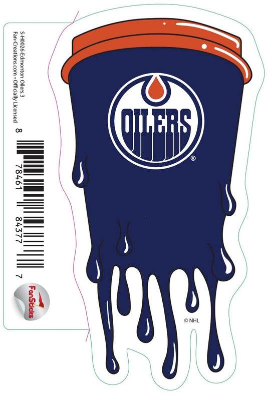 Fan Creations Decal Edmonton Oilers - NHL 3 inch Decal