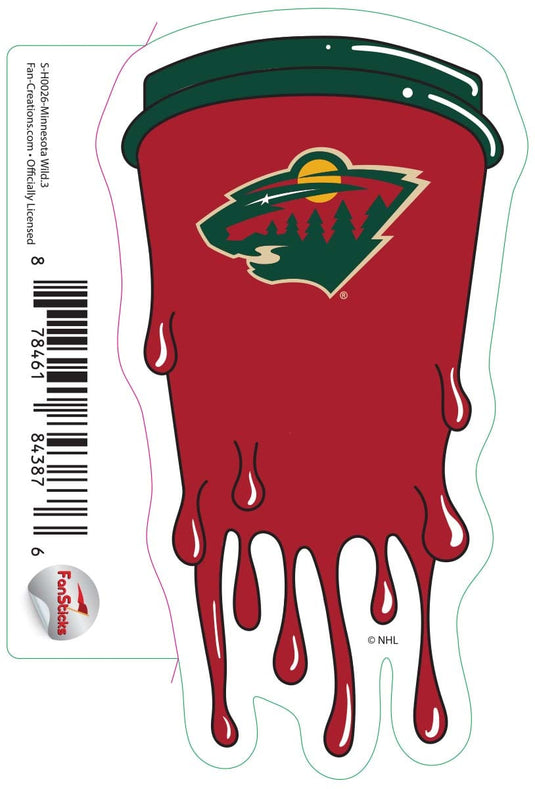 Fan Creations Decal Minnesota Wild - NHL 3 inch Decal
