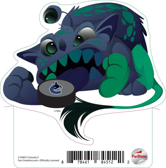 Fan Creations Decal Canucks - NHL 3 inch Decal