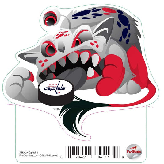Fan Creations Decal Capitals - NHL 3 inch Decal