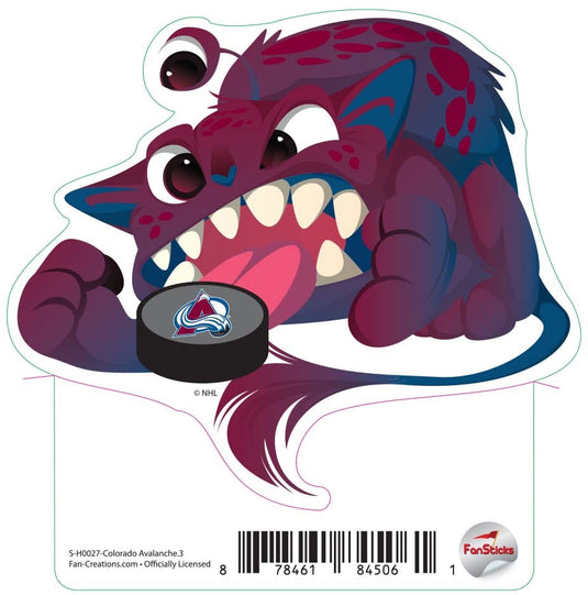 Fan Creations Decal Colorado Avalanche - NHL 3 inch Decal