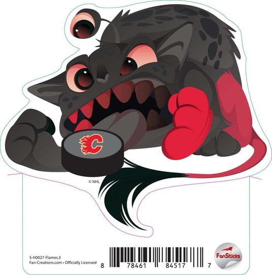 Fan Creations Decal Flames - NHL 3 inch Decal