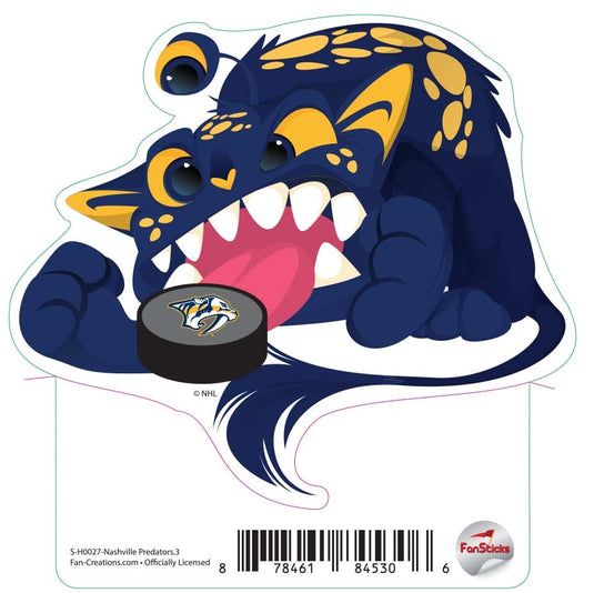 Fan Creations Decal Nashville Predators - NHL 3 inch Decal