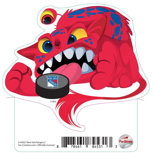 Fan Creations Decal New York Rangers - NHL 3 inch Decal
