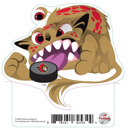 Fan Creations Decal Ottawa Senators - NHL 3 inch Decal
