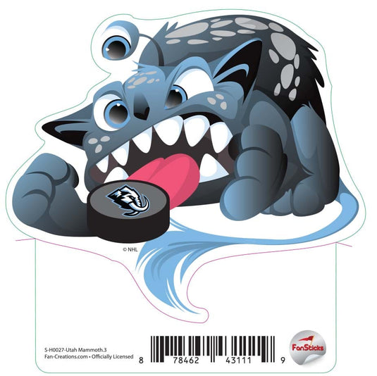 Fan Creations Decal Utah Mammoth - NHL 3 inch Decal