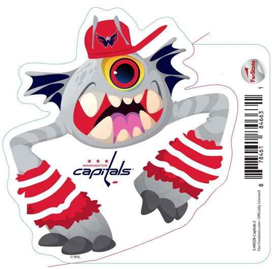 Fan Creations Decal Capitals - NHL 3 inch Decal