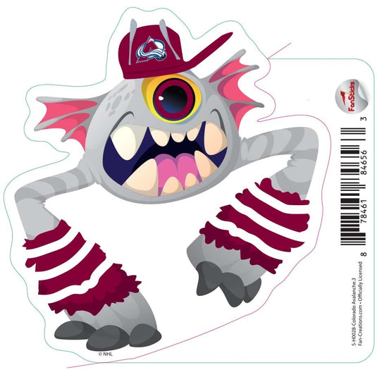 Fan Creations Decal Colorado Avalanche - NHL 3 inch Decal