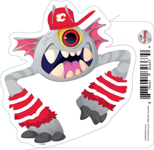Fan Creations Decal Flames - NHL 3 inch Decal