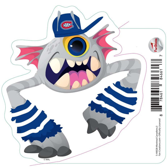 Fan Creations Decal Montreal Canadiens - NHL 3 inch Decal