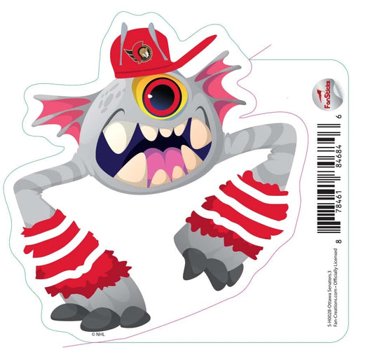 Fan Creations Decal Ottawa Senators - NHL 3 inch Decal