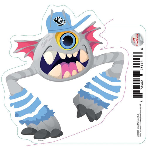 Fan Creations Decal Utah Mammoth - NHL 3 inch Decal