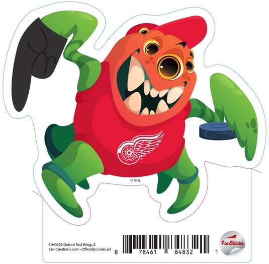 Fan Creations Decal Red Wings - NHL 3 inch Decal