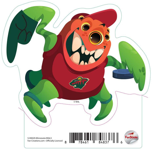 Fan Creations Decal Minnesota Wild - NHL 3 inch Decal