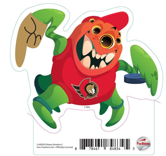 Fan Creations Decal Ottawa Senators - NHL 3 inch Decal