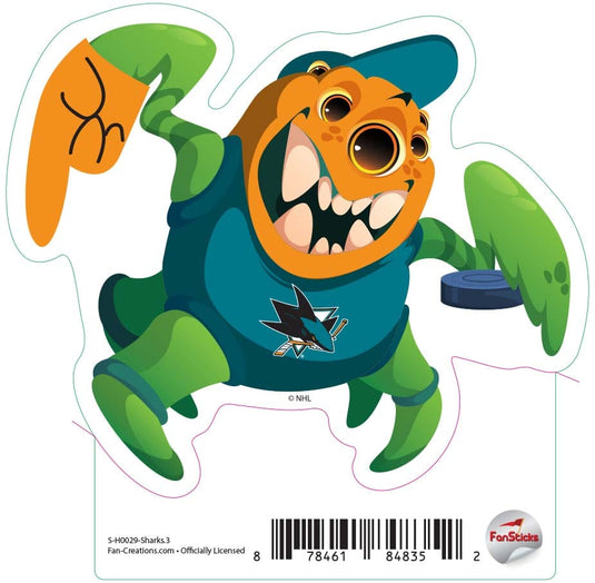 Fan Creations Decal Sharks - NHL 3 inch Decal
