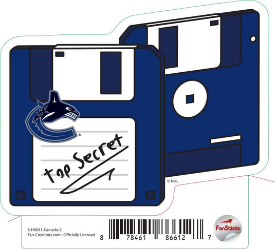 Fan Creations Decal Canucks - NHL 3 inch Decal