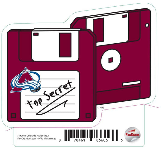 Fan Creations Decal Colorado Avalanche - NHL 3 inch Decal