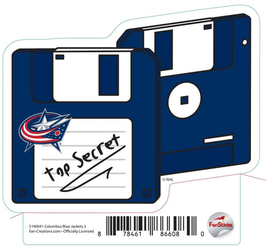 Fan Creations Decal Columbus Blue Jacket - NHL 3 inch Decal
