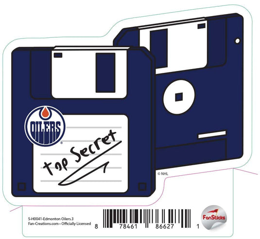 Fan Creations Decal Edmonton Oilers - NHL 3 inch Decal
