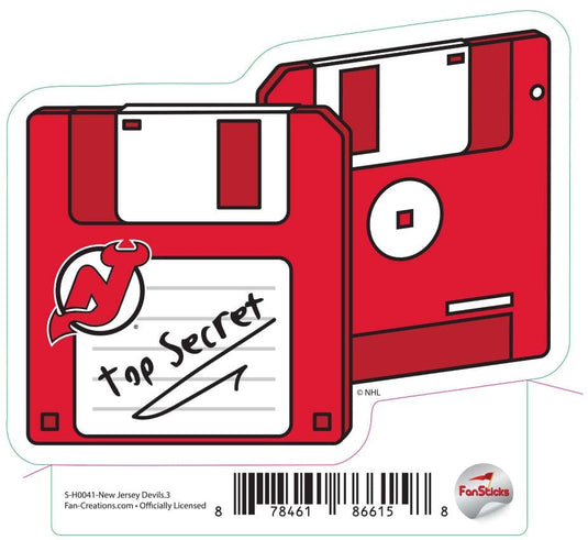 Fan Creations Decal New Jersey Devils - NHL 3 inch Decal