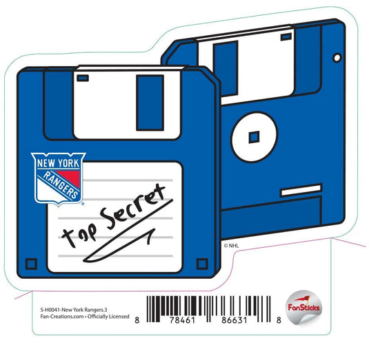 Fan Creations Decal New York Rangers - NHL 3 inch Decal