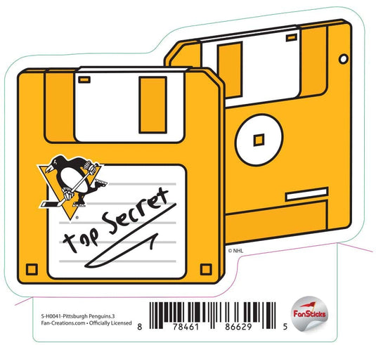 Fan Creations Decal Pittsburgh Penguins - NHL 3 inch Decal