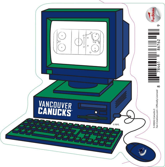 Fan Creations Decal Canucks - NHL 3 inch Decal