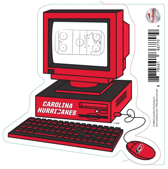 Fan Creations Decal Carolina Hurricanes - NHL 3 inch Decal