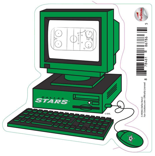 Fan Creations Decal Dallas Stars - NHL 3 inch Decal