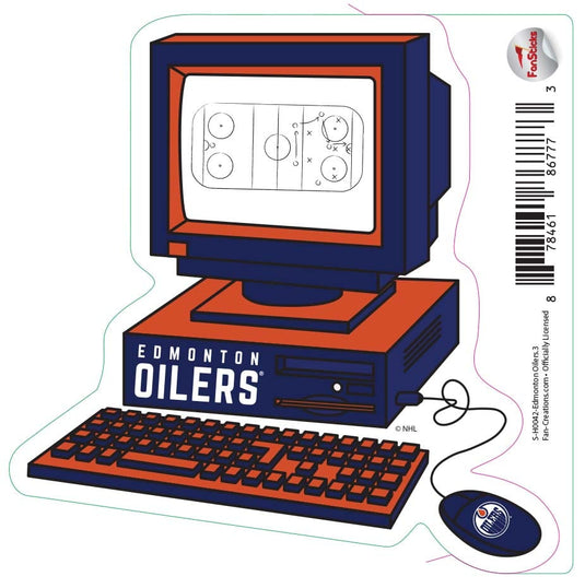 Fan Creations Decal Edmonton Oilers - NHL 3 inch Decal