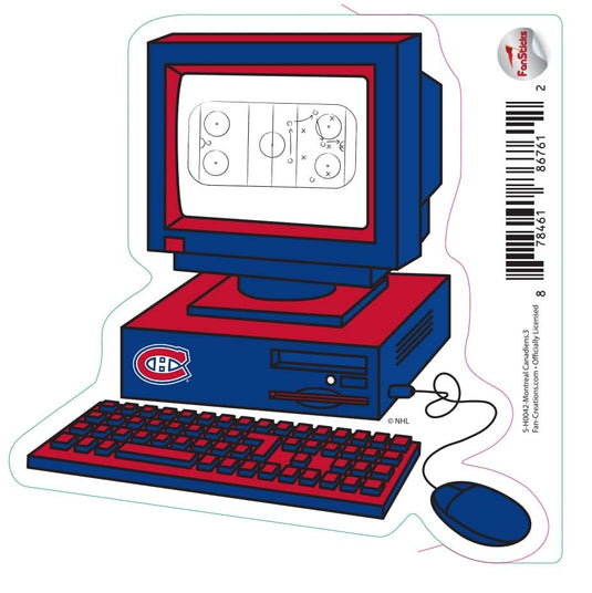 Fan Creations Decal Montreal Canadiens - NHL 3 inch Decal