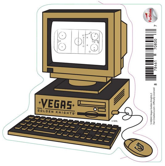 Fan Creations Decal Vegas Golden Knights - NHL 3 inch Decal